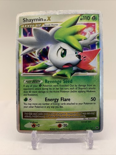 Pokemon SHAYMIN LV. X 127/127 Ultra Rare Holo - Platinum (HP) | eBay