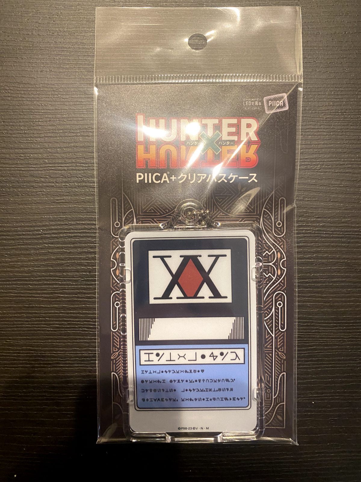 HUNTER×HUNTER PIICA + Clear Pass Case Hunter License limited