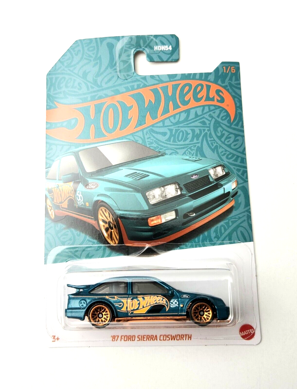 Hot Wheels '87 Ford Sierra Cosworth Green #1 1/6 - 2024 56TH Pearl