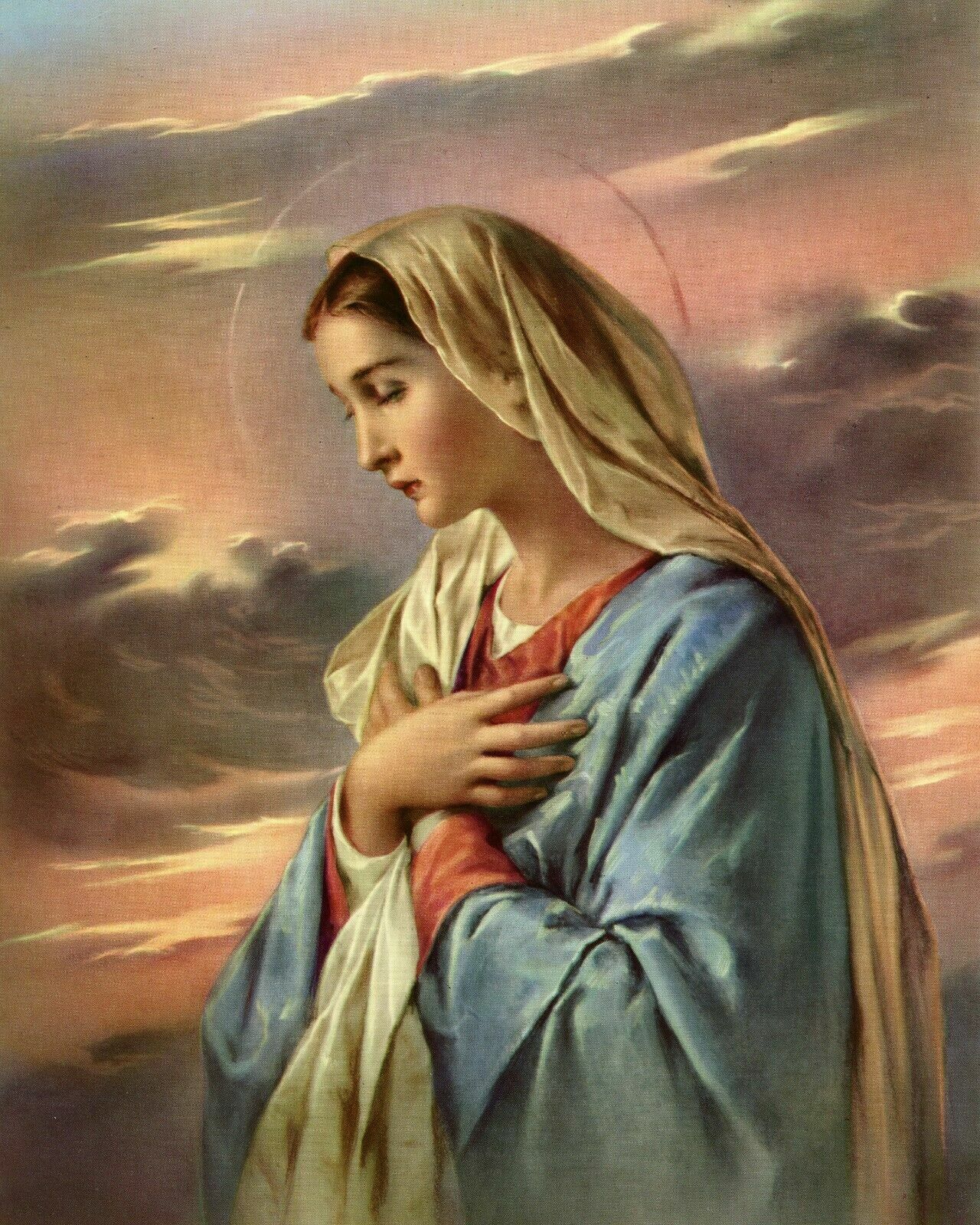 UNIQUE print picture- MOTHER MARY - 8