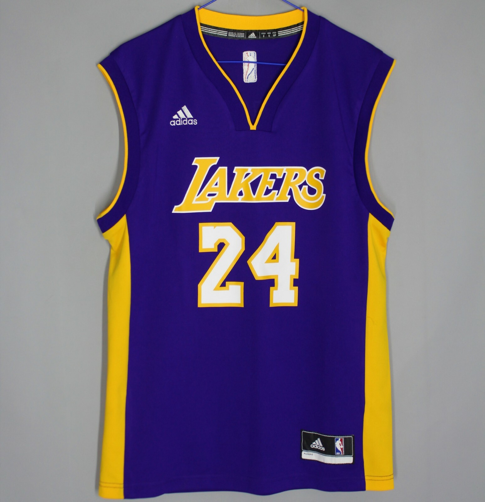ADIDAS LOS ANGELES LAKERS #24 KOBE BRYANT BASKETBALL JERSEY SHIRT