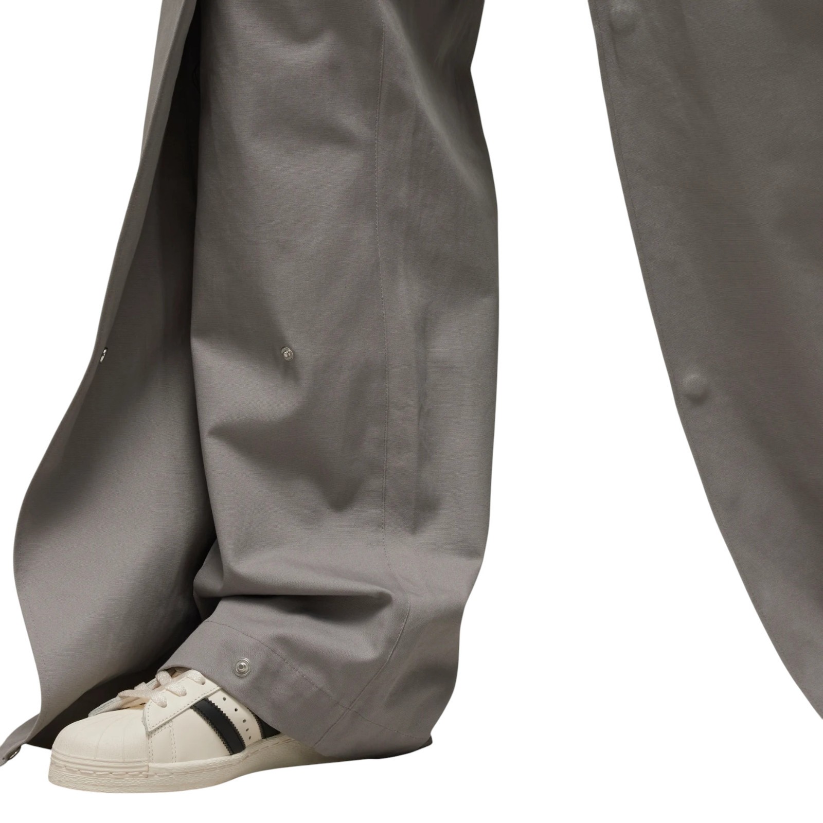 Men's Adidas Y-3 Yohji Yamamoto Grey Cotton Canvas Workwear Pants