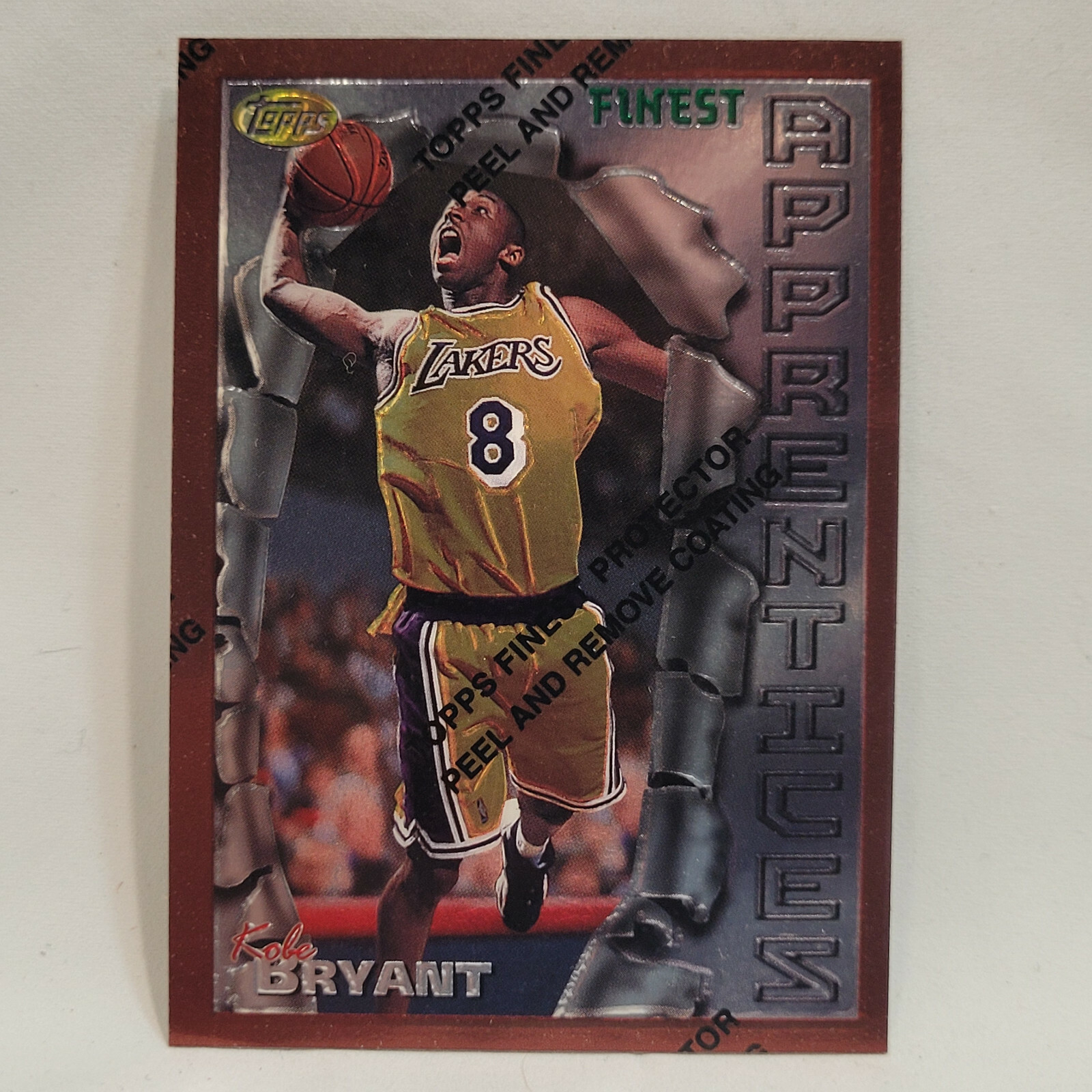 1996-97 Topps Finest Kobe Bryant Apprentices Rookie Card RC #74 | eBay