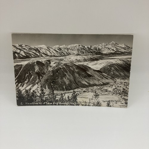 RPPC Postcard View From Top Of Snow King Mountain- Jackson Wyoming