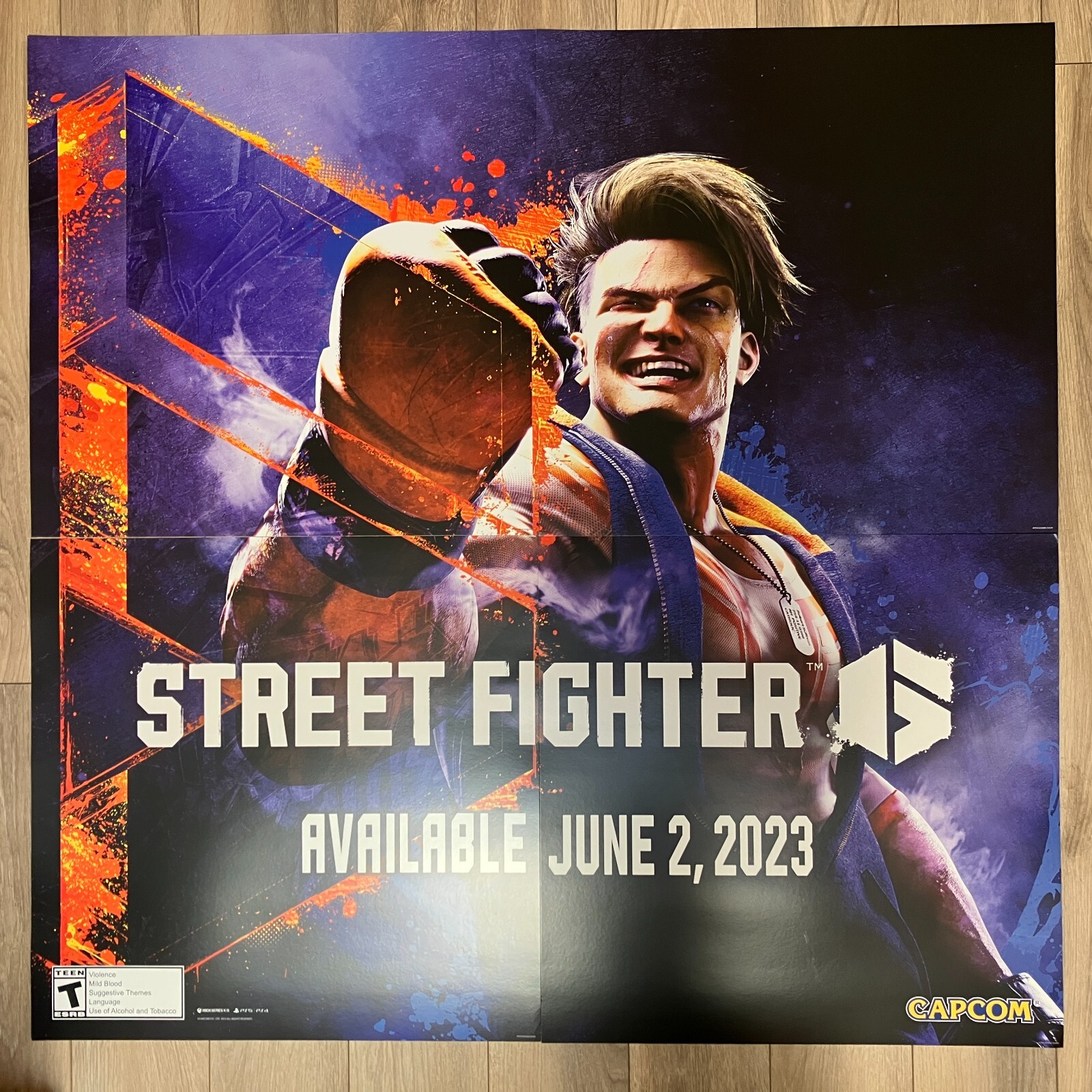 非売品】ストリートファイターV CAPCOM PS4 B2サイズ ポスター X-Men