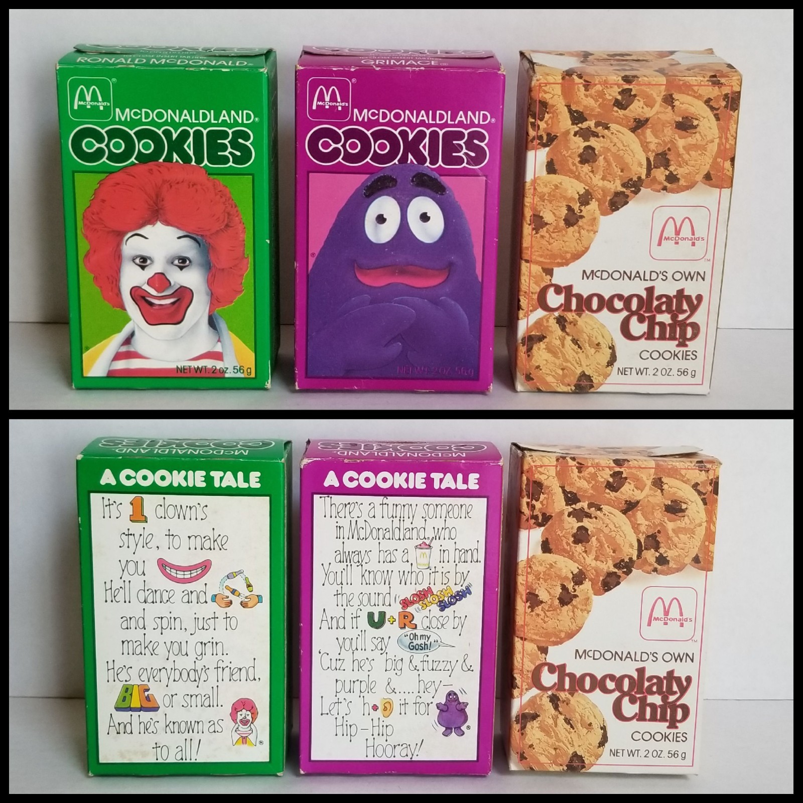 1980年 マクドナルドランド クッキー ボックスカード フルセット