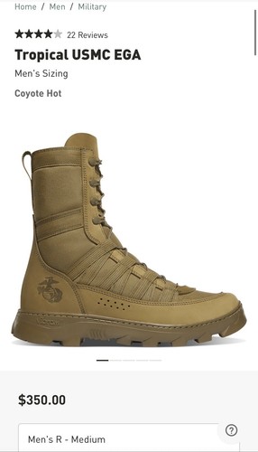 Danner hot weather Tropical USMC EGA | eBay