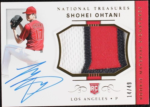 大谷翔平2018 LEAF THE NATIONAL BLUE 61/99#01 Shohei Ohtani 2018