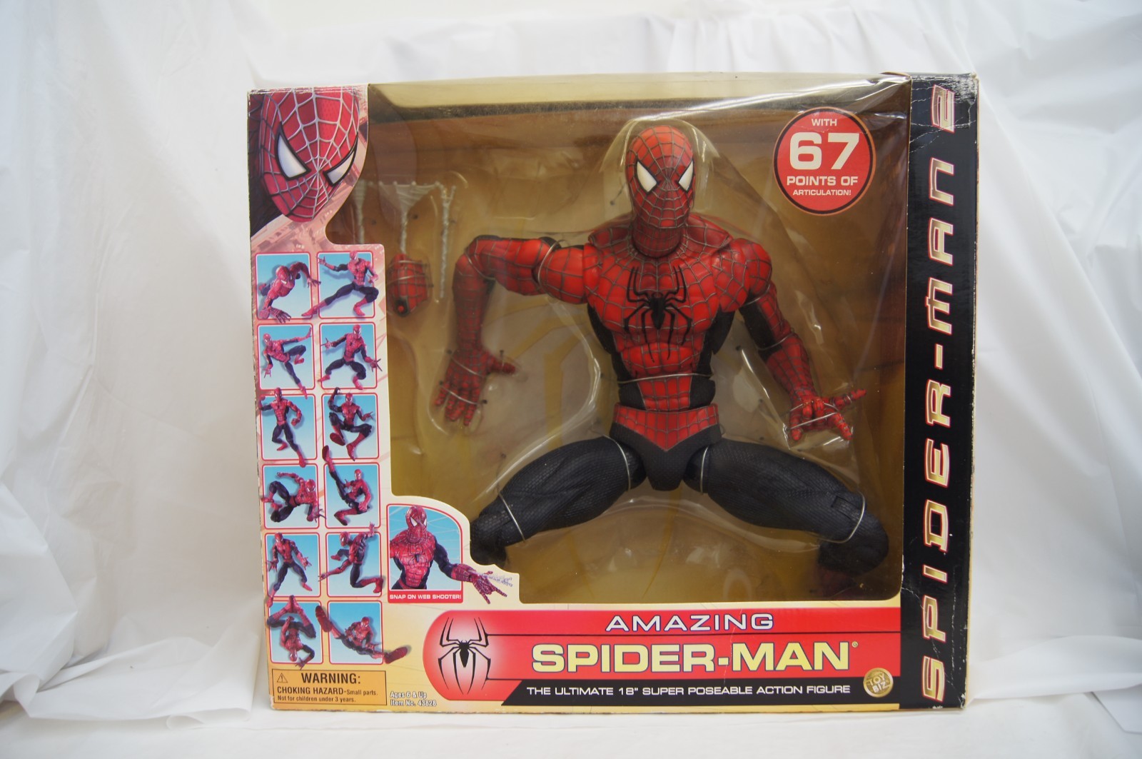 Toy Biz Spider-Man 2 Movie The Amazing Spider-Man 18 Inch Action