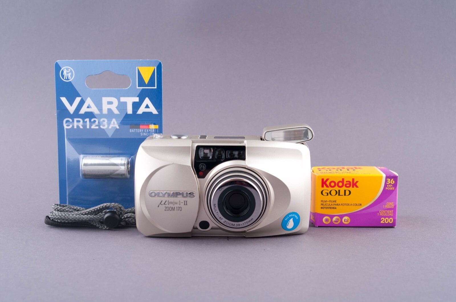 Olympus Mju II Zoom 170 QD 35mm Point&Shoot Film Camera