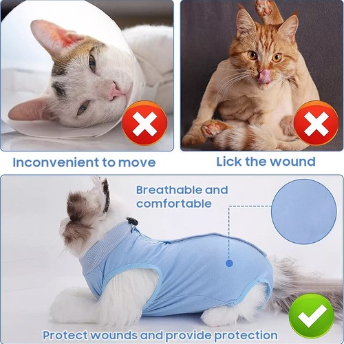 Pet Surgery Post Operative Clothes Cat Recovery Suit Cotton Dog