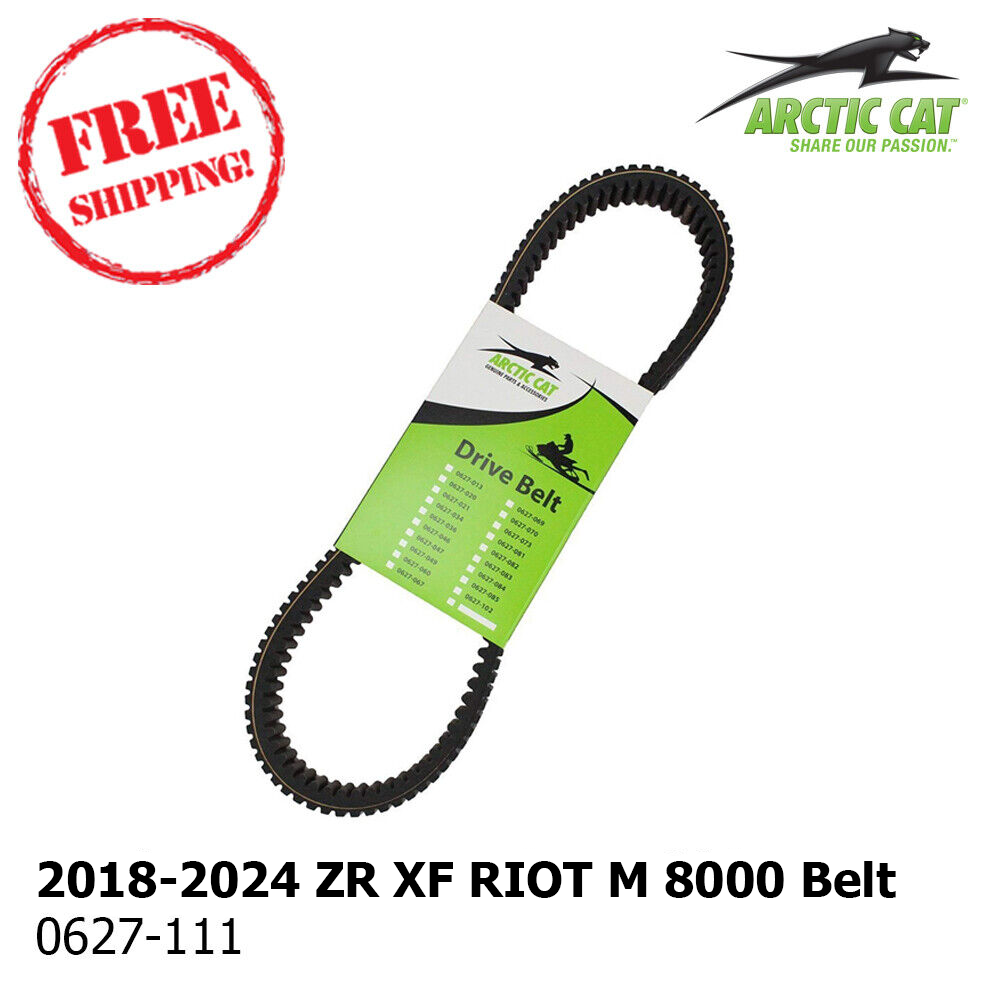OEM Arctic Cat Drive Belt 0627-111 Fits 2018-2024 ZR XF Riot M