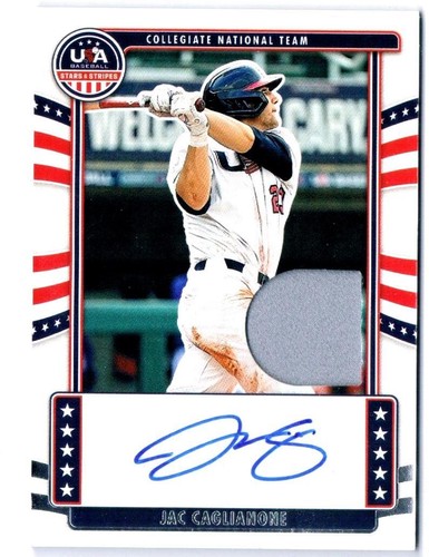 Jac Caglianone 2024 Stars & Stripes Blue Auto SN#d 019/100 Kansas