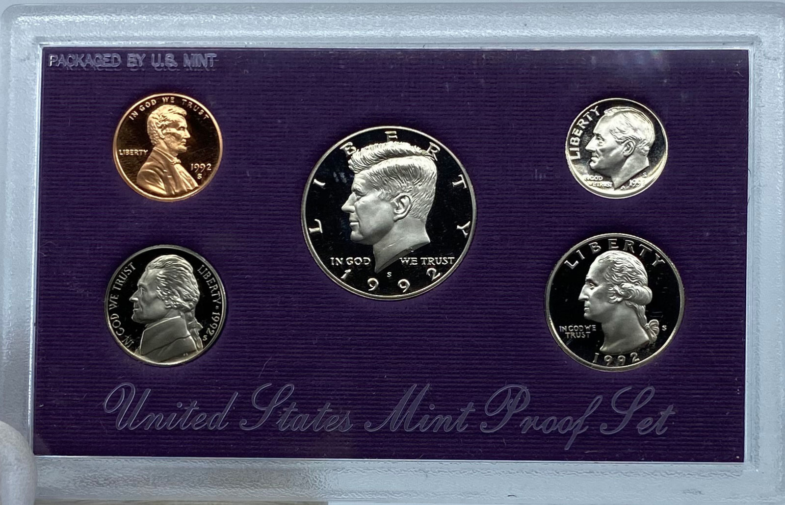 1992 S United States of America Official US Mint PROOF COINS Set