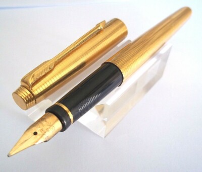 Magnificent And Rare Pen Fountain PARKER 75 14 K G.F Made IN USA