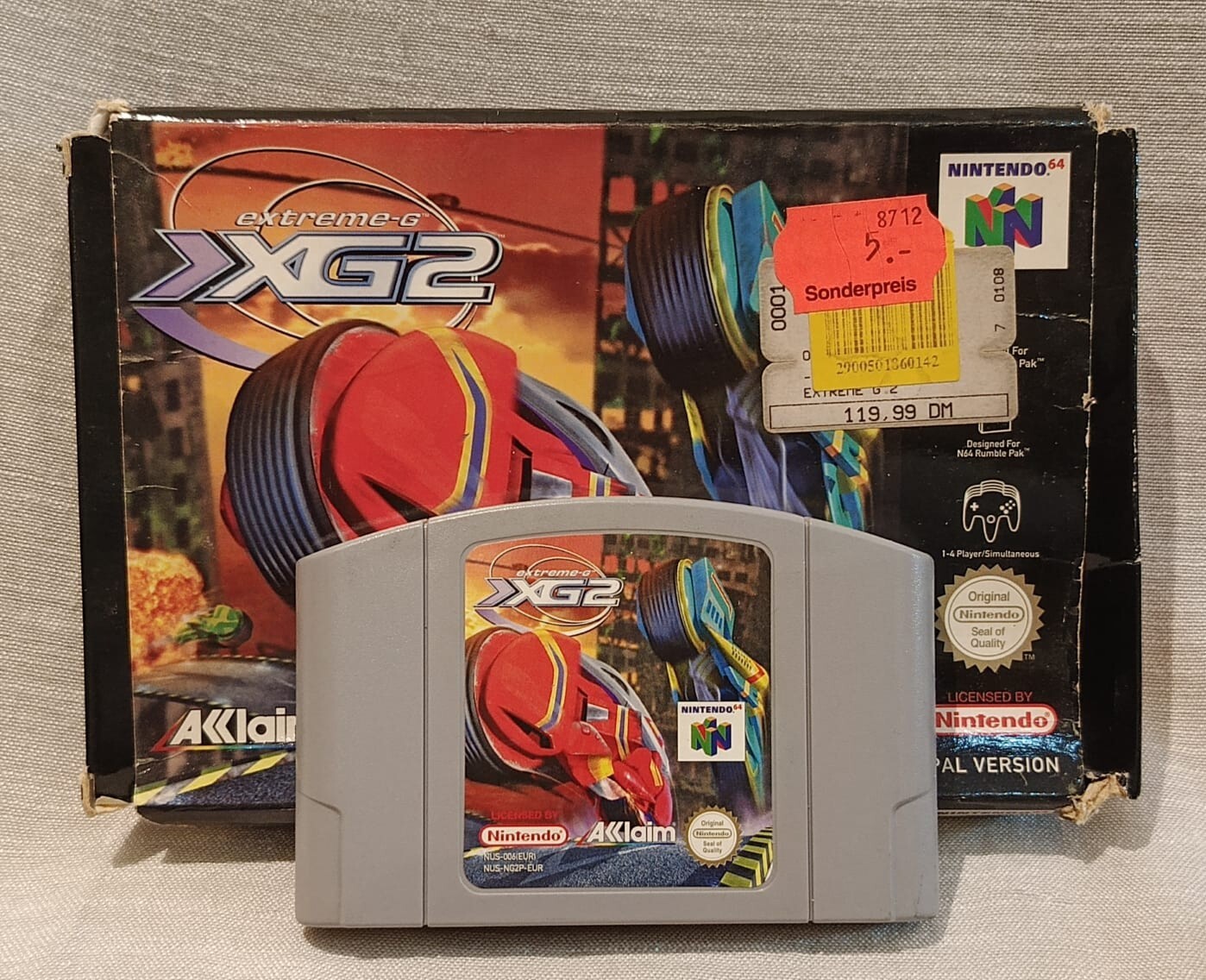 extreme -G XG2(Nintendo 64 / N64 ) Authentic Pal version | eBay