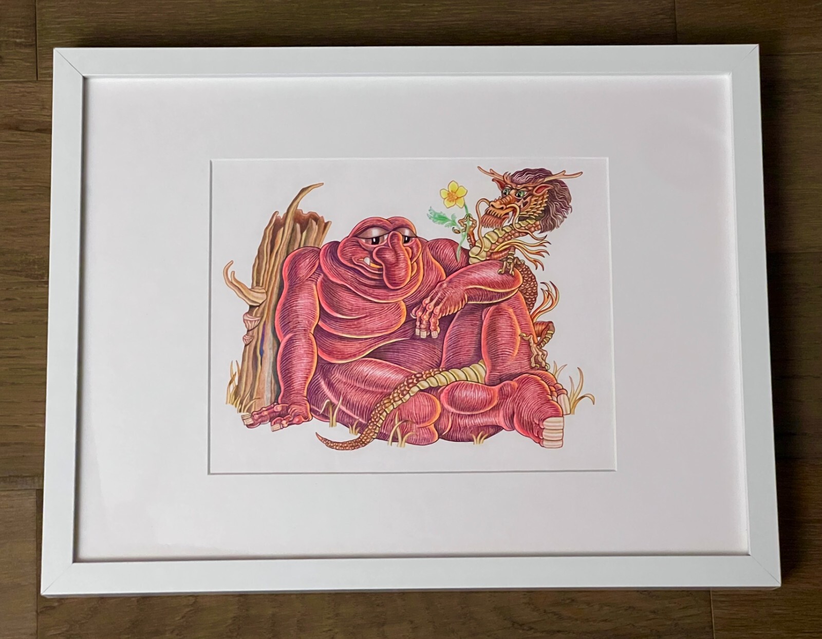 絵画 Brundlefly BMX print by Matt Furie 絵画 Brundlefly BMX print