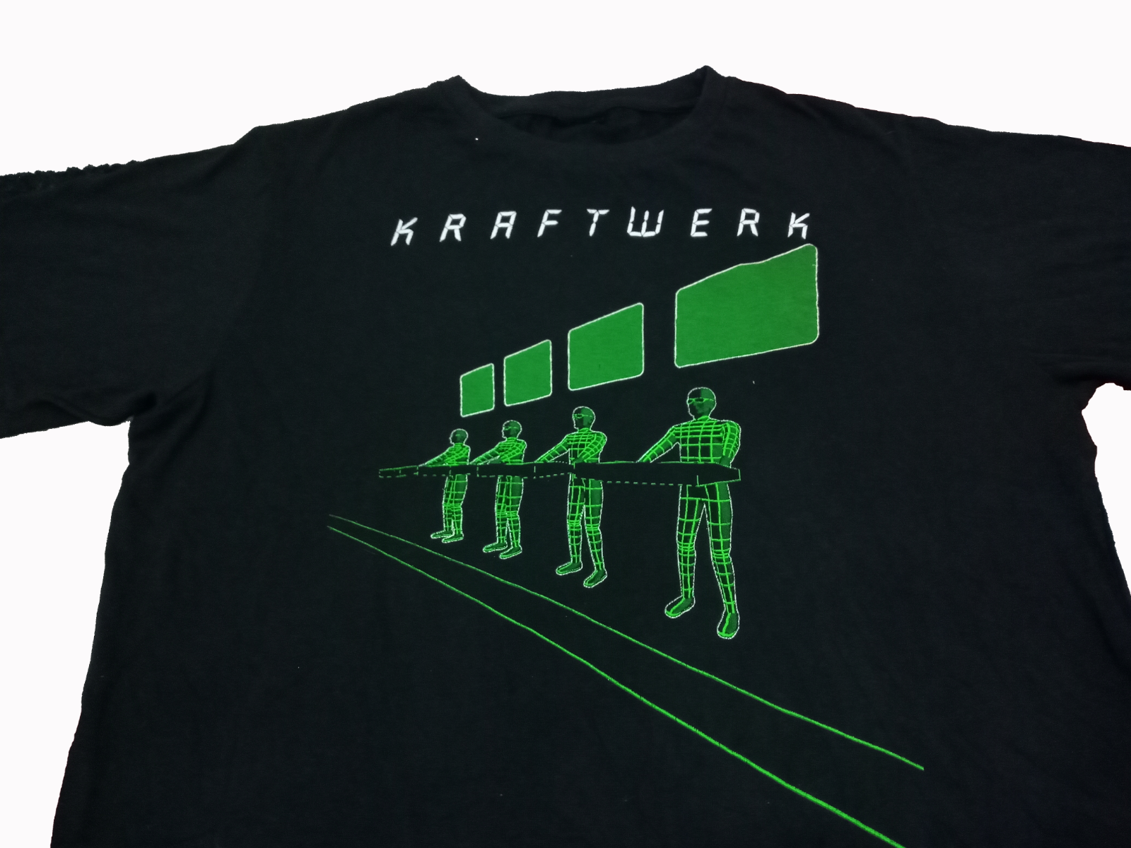 Vintage Kraftwerk Band Remixes Album Shirt Classic Black Unisex S