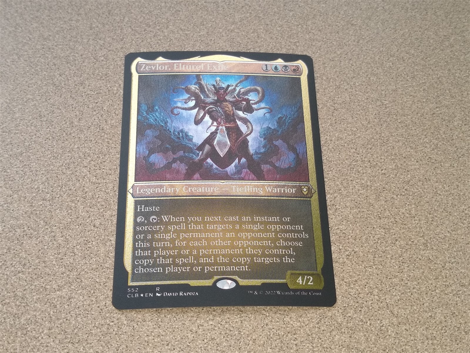 Magic the Gathering: MTG: Foil Zevlor, Elturel Exile: Baldur's