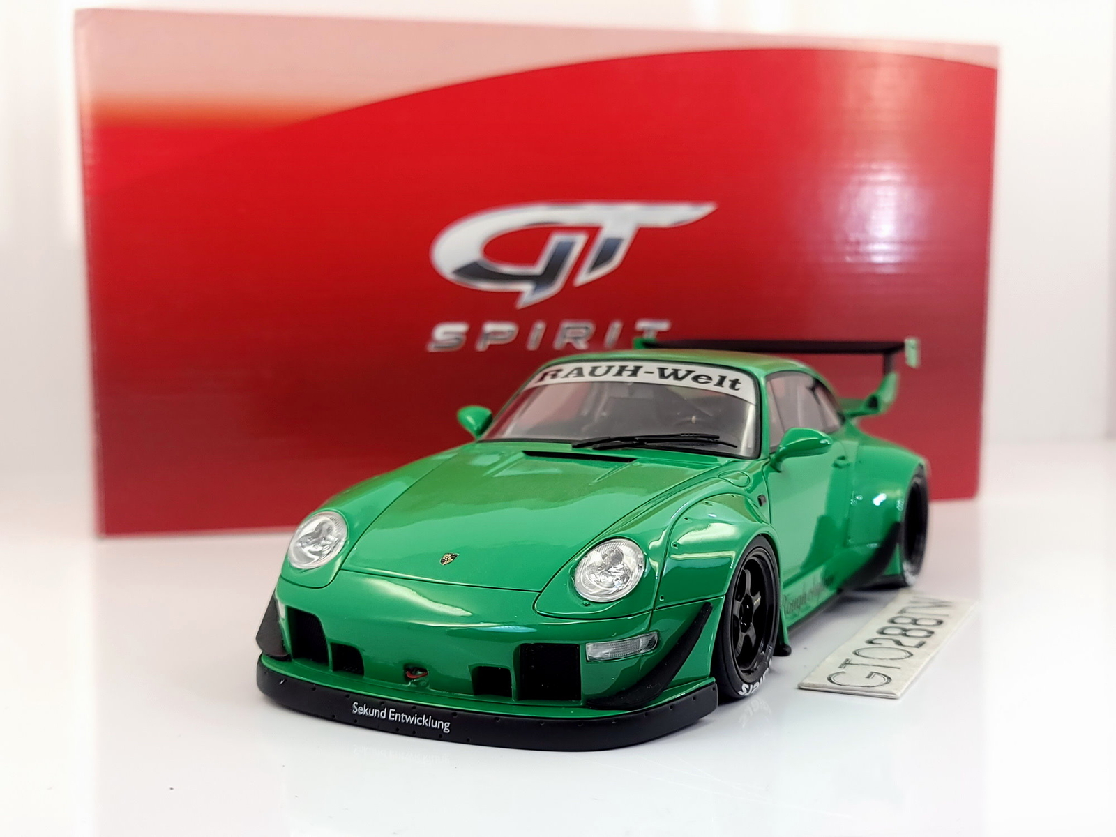 希少】京商 RWB ポルシェ 993 1/18 2000台限定 グリーン 京商 RWB