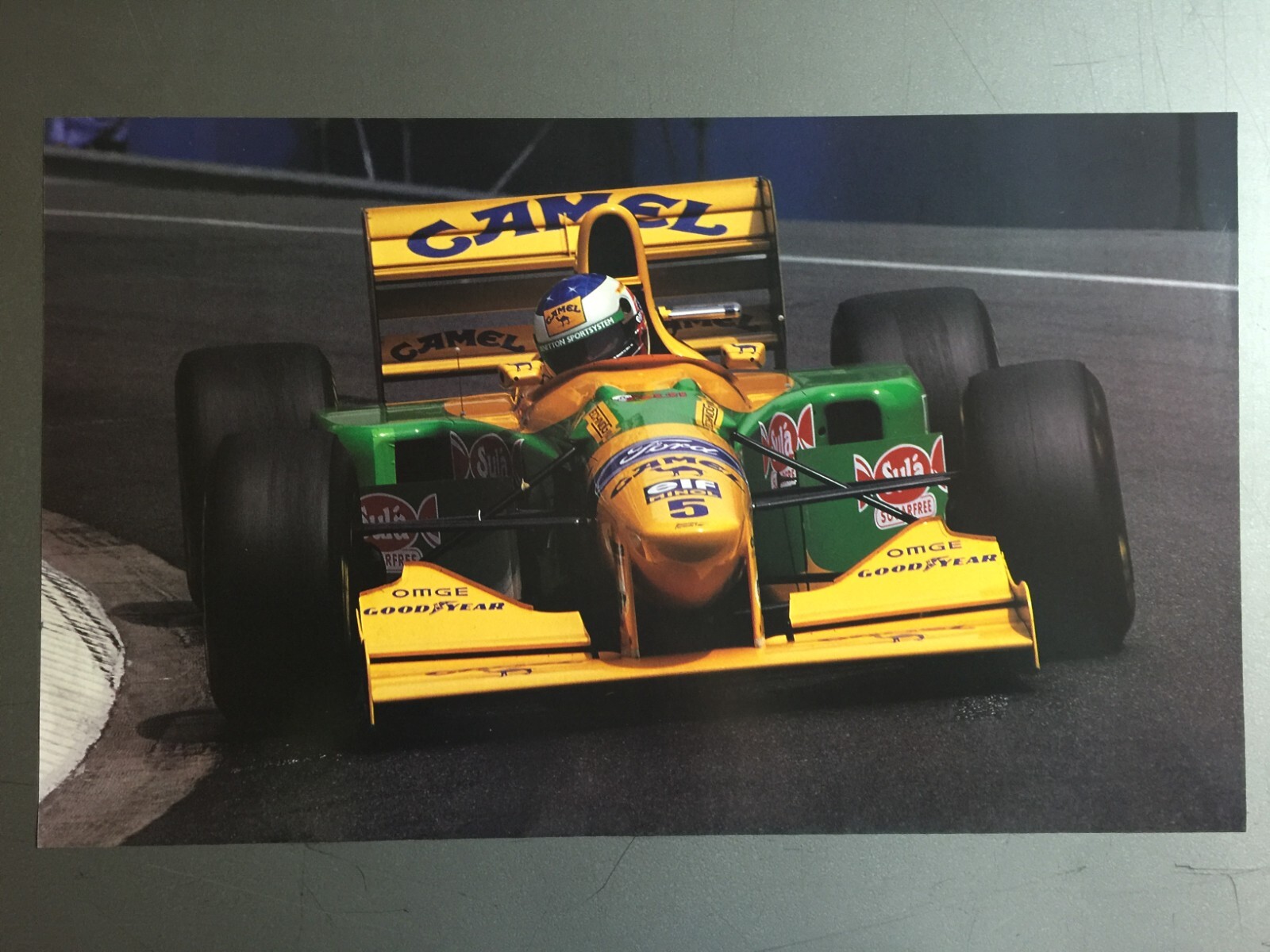 1994 Michael Schumacher's Camel F1 Print, Picture, Poster - RARE