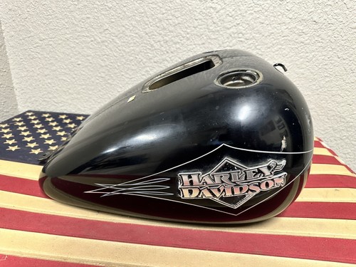 2004 FXSTB Night Train Fuel Gas Tank VIVID BLACK 61625-01E 62210