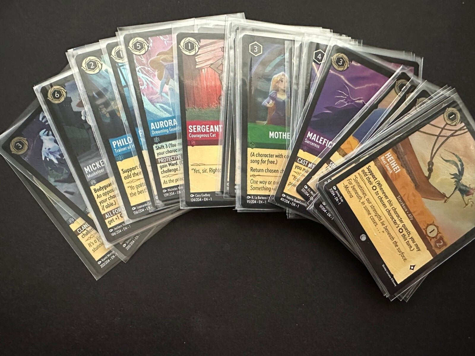 ディズニー ロルカナ ディアブロ×4枚（内1枚foil） レジェンダリー