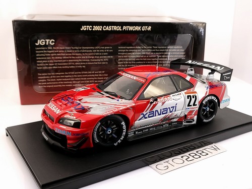 AUTOart 1:18 XANAVI Nissan Skyline Nismo GT-R R34 JGTC GT500 2002