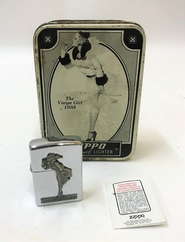 1993 Zippo Varga Girl 1935 Lighter Limited Edition With