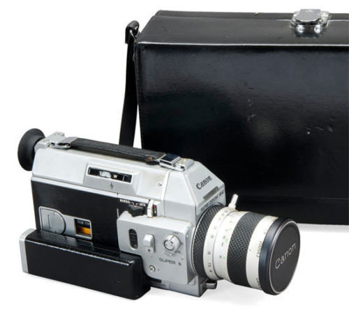 Clean Canon Single 8 518 SV Auto Zoom 8mm Film Movie Camera (AK05