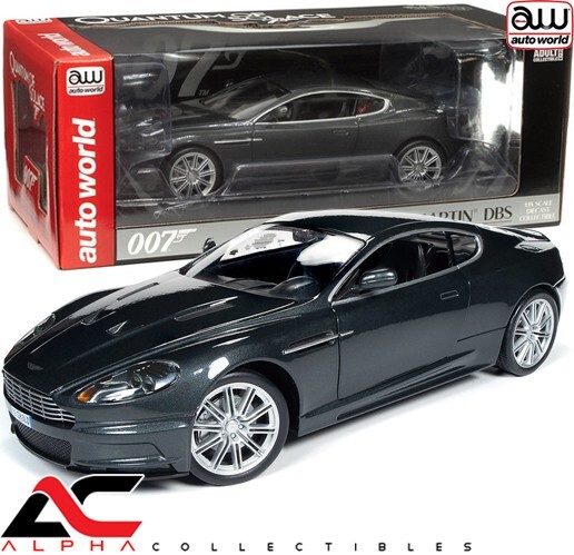 AUTOWORLD AWSS123 1:18 ASTON MARTIN DBS SILVER QUANTUM OF SOLACE