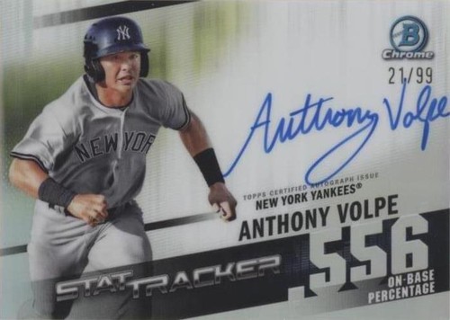 2020 Bowman Chrome Sapphire Anthony Volpe 1st Prospect #BCP139 PSA