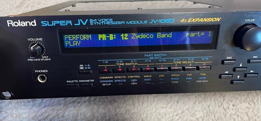 C*u様 Roland JV-1080 Super JV 音源モジュール