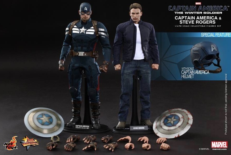 Hot Toys Captain America Winter Soldier Complete Set New | eBay