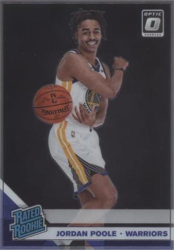2019 donruss optic jordan poole Auto サイン 2019 Panini Donruss