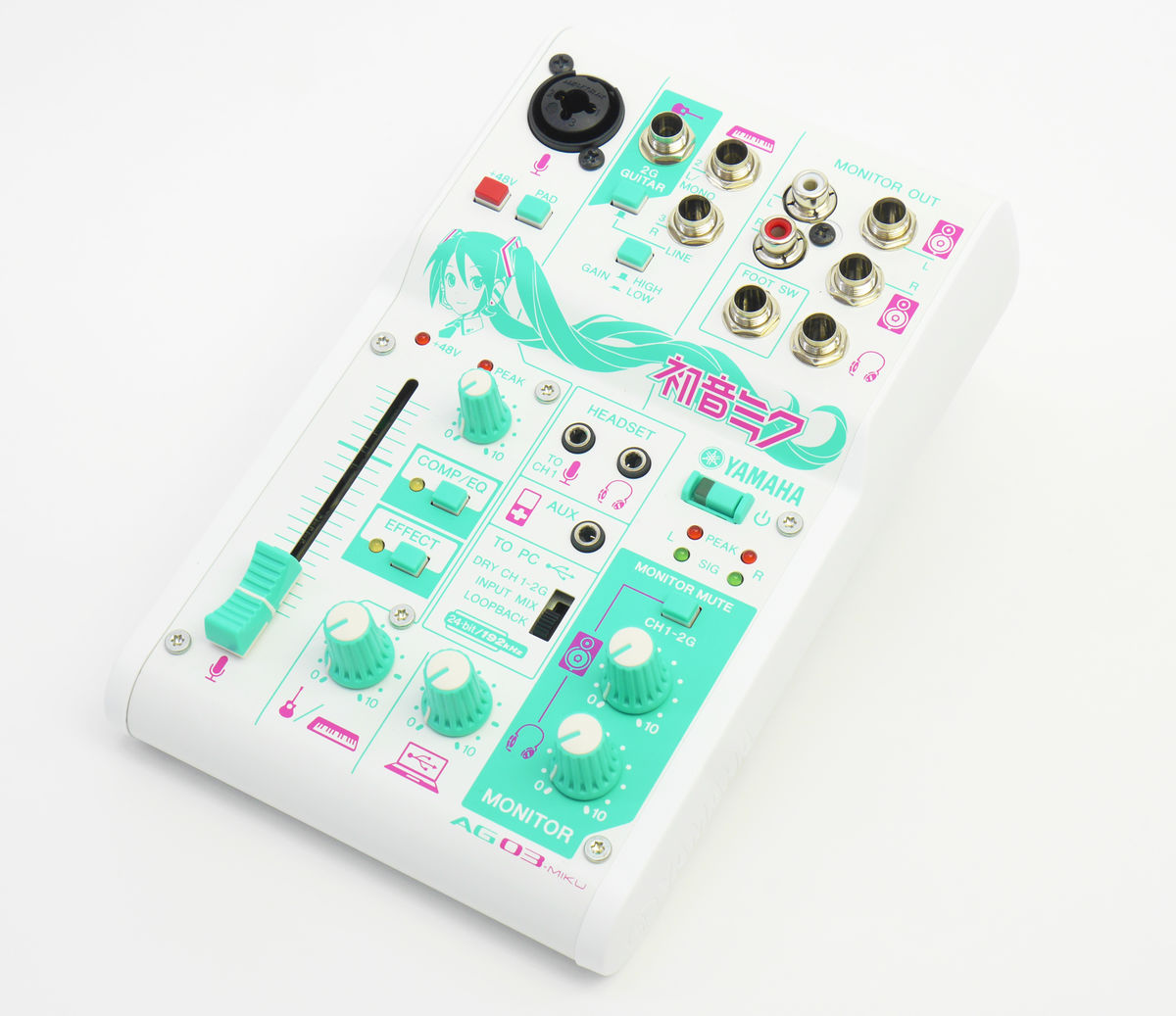 ヤマハ×初音ミクのミキサー「AG03-MIKU」でネット生放送を始めてみまし