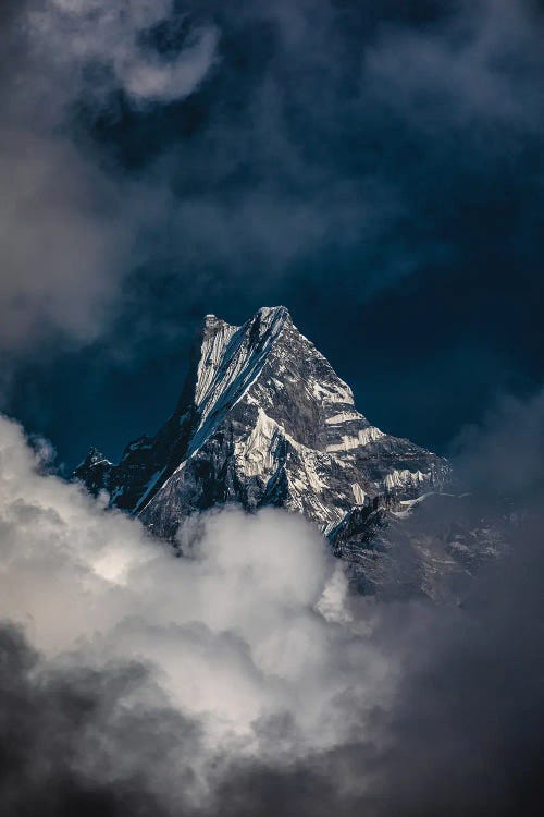 Nepal Himalayas Mount Everest In The - Canvas Wall Art | Alex G Perez