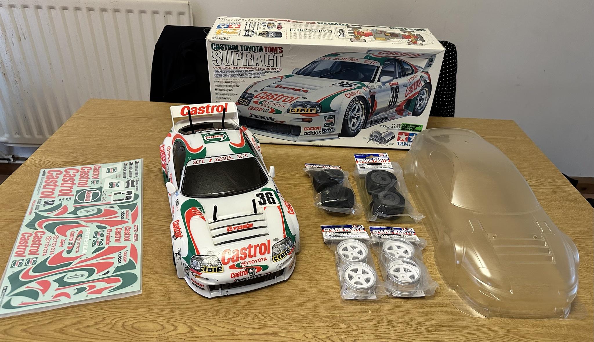 Castrol Toyota Supra Kent Models トムス タミヤ◇CASTROL トヨタ