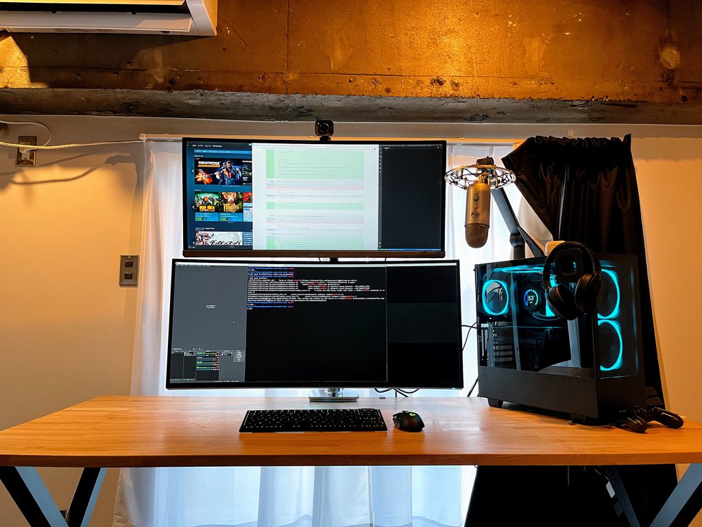 エルゴトロン LX モニターアーム REGZA ゲーミングモニター 27インチ