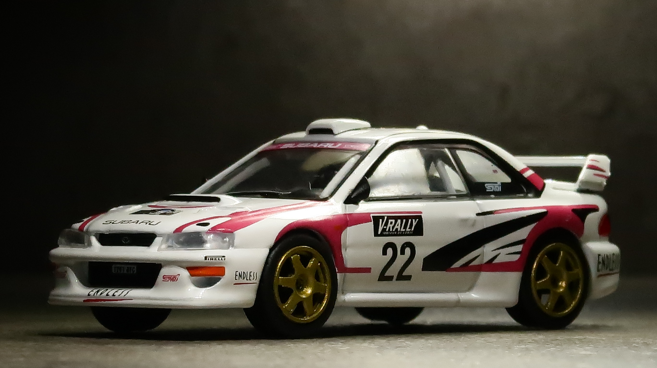 IMPREZA WRC 1996-1998 ミニカー 9台セット IMPREZA WRC 1996-1998