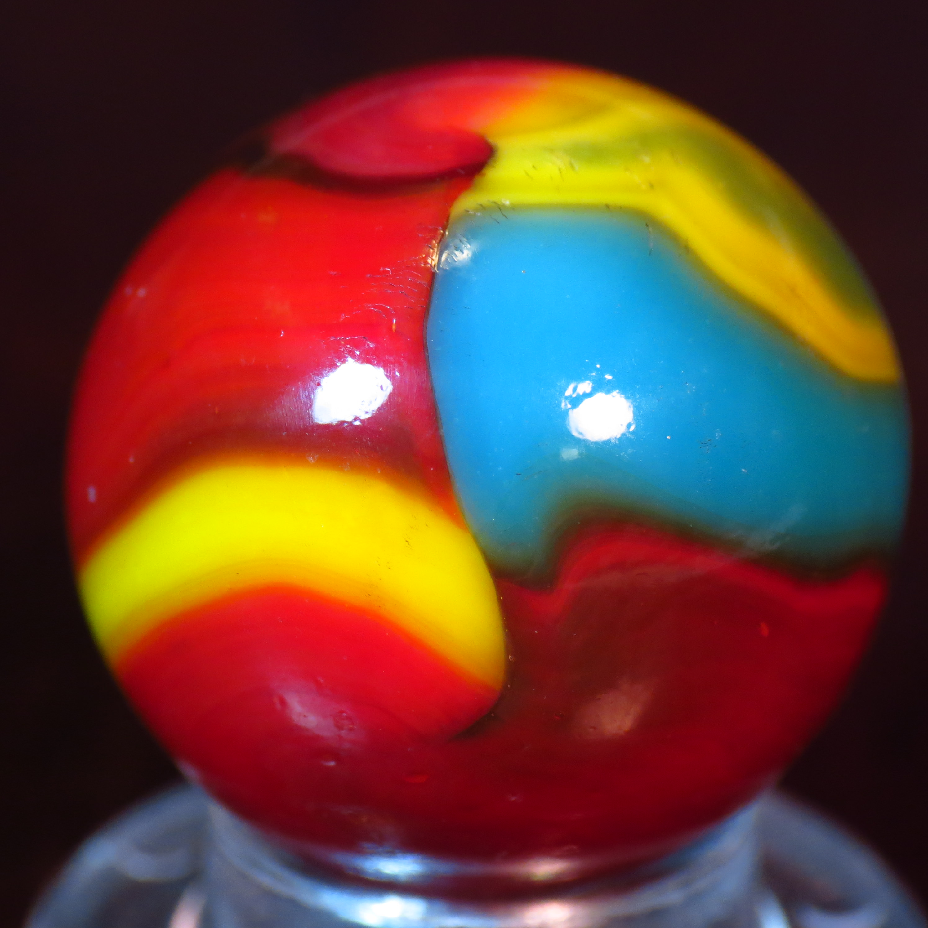 Peltier Superman with Extra Red - ALL ABOUT MARBLES