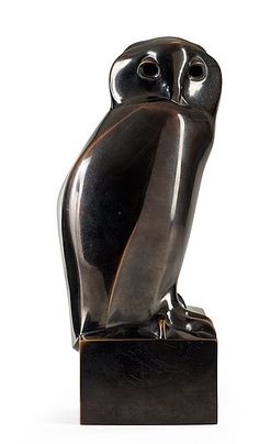 フランソワ・ポンポンフクロウ梟置物レプリカ