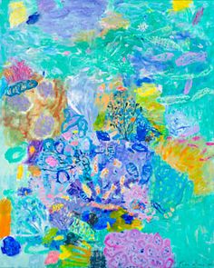 Ken Done 1986年 絵画 フレーム付き希少 ケンドーンアーティスト