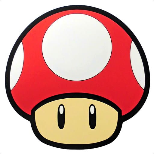 マリオキノコイラスト」の検索結果