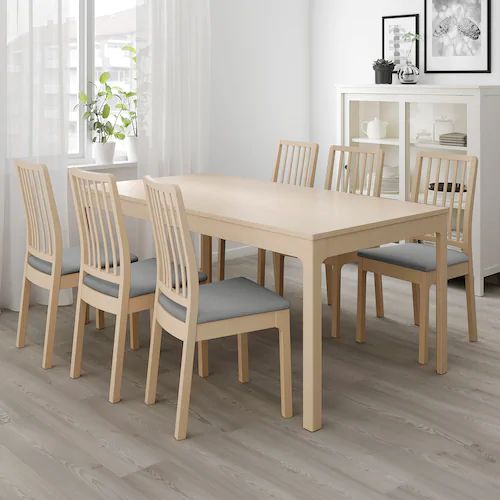 ダイニングテーブル IKEA 【北欧風 ナチュラル 伸縮 おしゃれ】