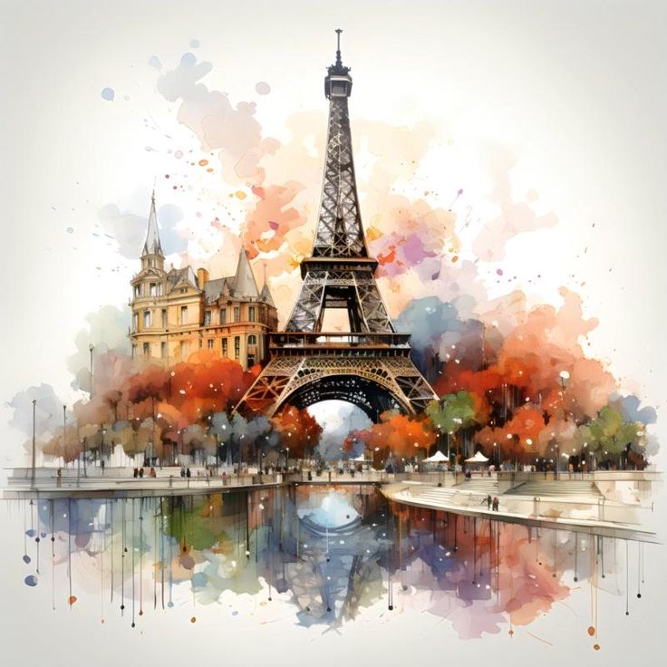 油絵原画『冬のParis』 一点物 フランス作品 超希少❣️ 油絵原画『冬