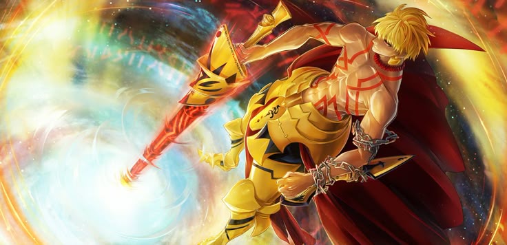 Fate/zero パーソナルスポンサー 原画 ギルガメッシュ