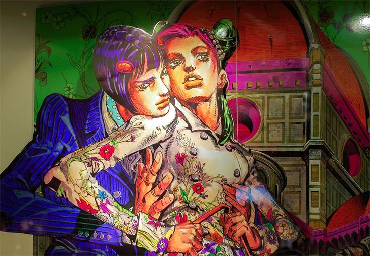 ジョジョ展 2012 複製原画 徐倫 ブチャラティ GUCCI 荒木飛呂彦原画展