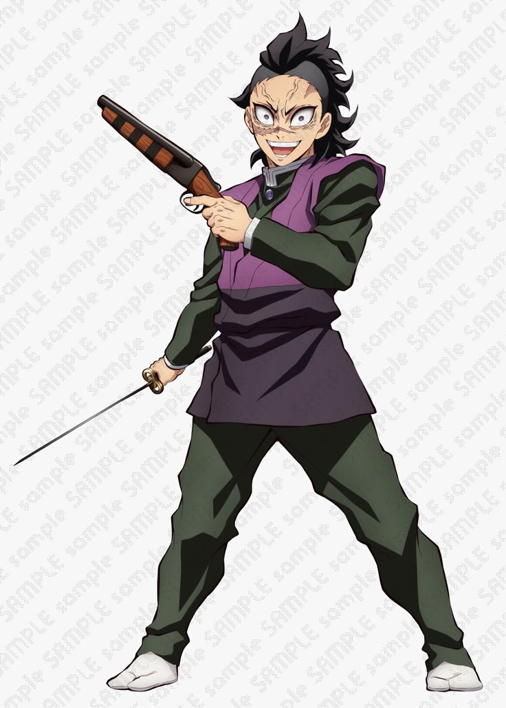 鬼滅の刃 戦支度イラスト ビッグポスター 不死川玄弥 鬼滅 ufotable