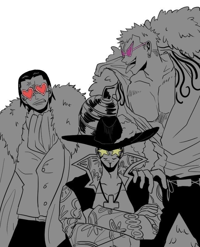 ONE PIECE 【クロコダイル×ミホーク×ドフラミンゴ】 一番くじ